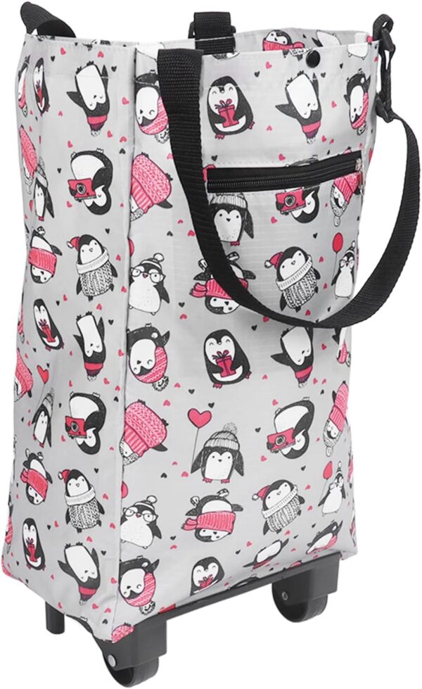 Carro de la compra para el hogar, bolsa de la compra para personas mayores, carro plegable para la compra, carro de la compra, carros de la compra para exteriores - Image 7
