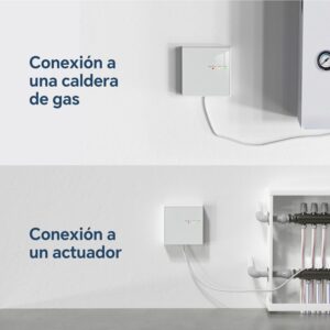 Termostato WiFi de caledera con Alexa,Control Vocal.Termostato programable Tuya,...
