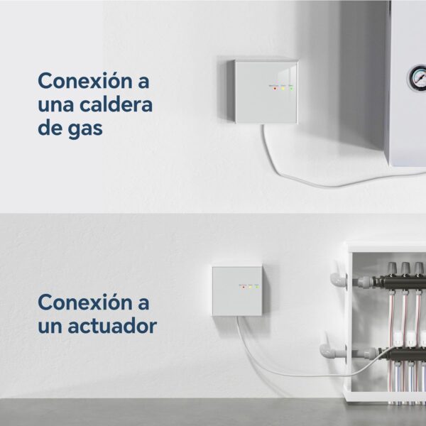 Termostato WiFi de caledera con Alexa,Control Vocal.Termostato programable Tuya,Control Remoto por App o la Pantalla de táctil.Termostato Portátil para Calefaccion de Gas/Agua 306RF - Image 2