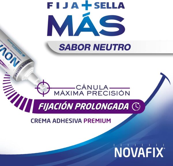 Urgo Novafix - MÁS - Crema adhesiva dentaduras postizas - 40 g - Image 2