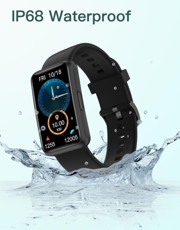 HUAKUA Smartwatch Sin Bluetooth,Sin Aplicación,Pulsera de Actividad 1.47 Pulgadas con Contador de calorías,Monitor de sueño,Despertador,Cronómetro,Impermeable IP68, Temporizador para Caminar - Image 6