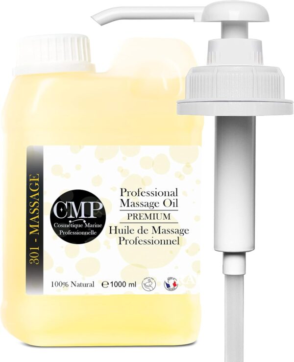 Aceite de Masaje, Ayurvédico, Profesional, + Dosificador, Formato AHORRO, EL MASAJE QUE ESTABAS ESPERANDO, Ideal para Salón de Belleza, Maderoterapia, Aromaterapia, Fisioterapia, SPA en Casa 1000 ml