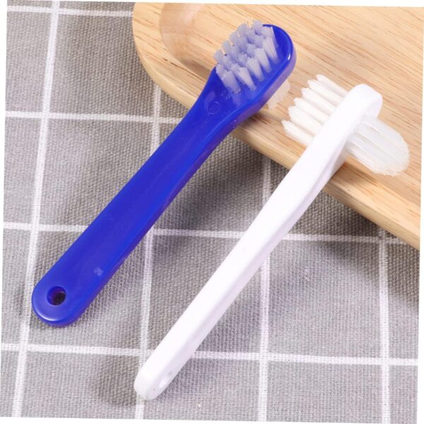 HAPINARY Limpieza 4 Uds Cepillo Para Postiza Cuidado De La Limpiadores Para Dentaduras Postizas Limpiador Para Dentaduras Postizas Limpiador De Postizos Cepillo De - Image 9