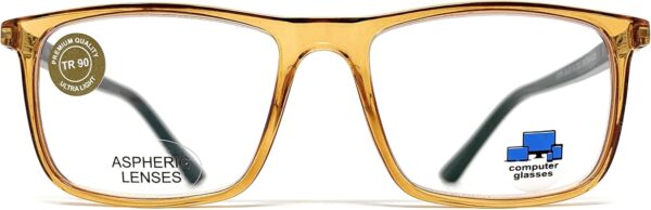 Triple Flex VENICE UNISEX Son gafas tres veces más resistentes, de TR90, material utilizado en aeronáutica. ULTRALIGERAS y anti fatiga ocular, ANTI-LUZ AZUL (+1.50, Marrón) - Image 3