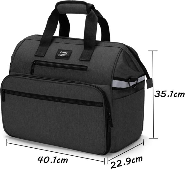 CURMIO Botiquín de Primeros Auxilios, Maleta de Primeros Auxilios, Bolsa para Emergencias, Multiusos, Ligero, (Sola Bolsa, Patente Pendiente), Negro - Image 6