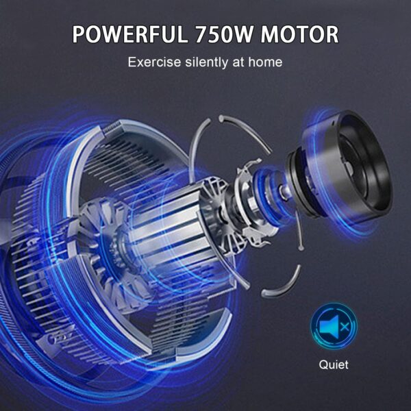 ISE Cinta de Correr Electrica Plegable Profesional, Caminadora Eléctrica en Casa con Pantalla, Cinta de Andar Soporte de Botella para Hogar Oficina motorizada 10km/h 750W, Cinta Andar Plegable, SY-1006/SY-1007 - Image 7