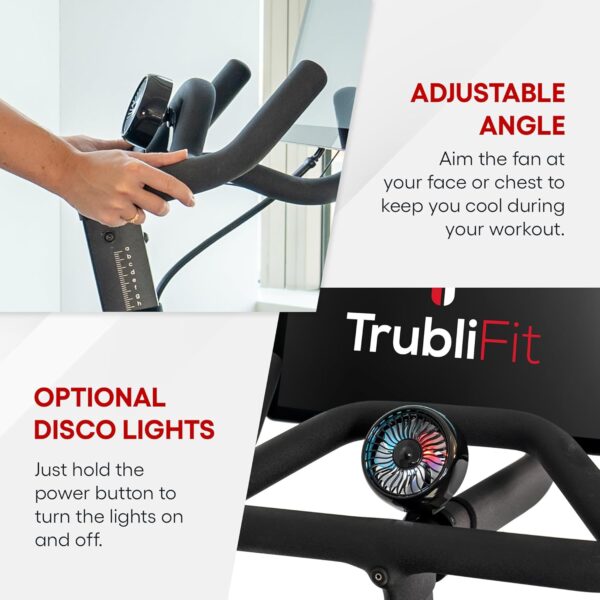 TrubliFit Ventilador personalizado para Peloton Bike+ - Accesorios para Peloton Bike Plus - No es compatible con bicicleta original (Peloton Bike+) - Image 5