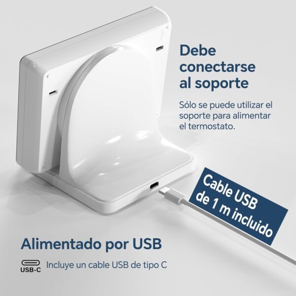 Termostato WiFi de caledera con Alexa,Control Vocal.Termostato programable Tuya,Control Remoto por App o la Pantalla de táctil.Termostato Portátil para Calefaccion de Gas/Agua 306RF - Image 5
