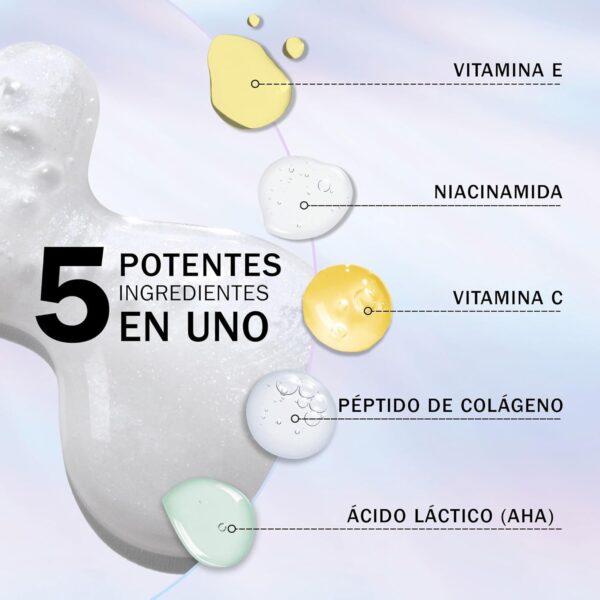Olay Super Sérum, Sérum Facial Hidratante Con Vitamina C, Niacinamida, Péptido De Colágeno, Cuidado De La Piel Well-Aging, E Iluminador, 30 ml - Image 4