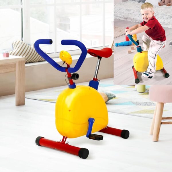 Equipo De Ejercicio Divertido Y Fitness para NiñOs, Bicicleta EstáTica De Interior con Asiento Ajustable, Adecuado para NiñOs De 3 A 8 AñOs - Image 5