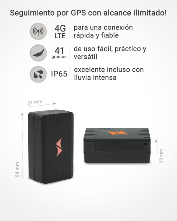 PAJ GPS People Finder 4G - Mini localizador GPS para niños y Personas Mayores - batería de hasta 5 días - rastreador pequeño con localización en Tiempo Real, Demencia, notificaciones de Alarma - Image 4