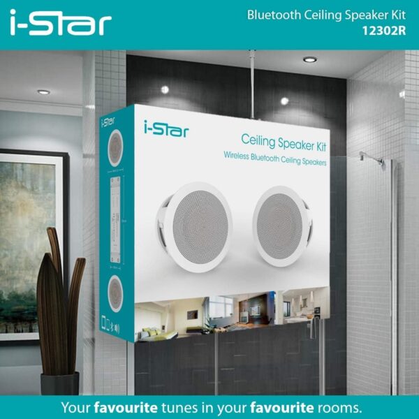 I-STAR Altavoces Bluetooth Empotrable de Techo Bluetooth Kit Completo con Módulo Bluetooth - Image 4