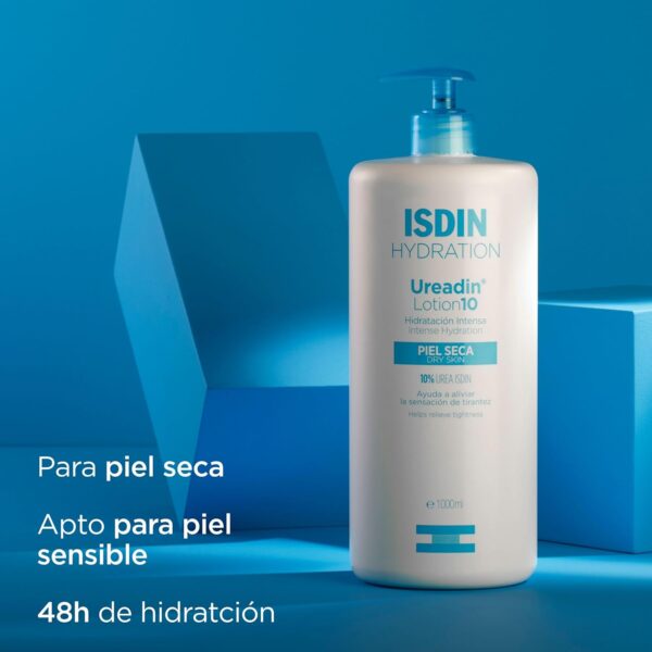 ISDIN Ureadin Lotion10, Loción Hidratante Corporal Con Urea Para Piel Seca Formulada con un 10% de Urea Isdin Que Ayuda a Aliviar la Piel, 750 ml - Image 4