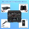 Amplificador HiFi, AK55 Bluetooth 5.0 Receptor Amplificador Audio Estéreo 2-Canales 70W×2 MAX.600W Amplificador de Potencia Digital Home Cinema Amplificador de Sonido 12V 220V para Casa o Coche - Image 6