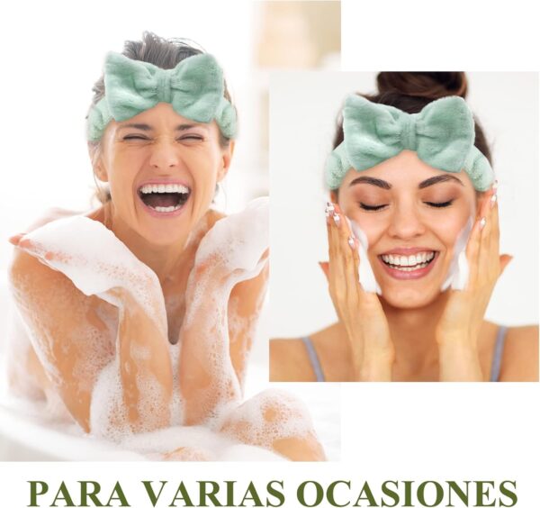 VEGCOO 6 en 1 Gua Sha Facial Rodillo de Jade, Rodillo Masaje Facial+ Guasha Facial Piedra+ Diadema+Cepillo de Mascarilla de Silicona+Bolsa, Rodillo Masaje Facial para Mujer, Aliviar las Arrugas - Image 7