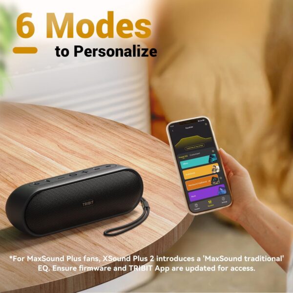 Tribit Altavoz Bluetooth Portátil XSound Plus 2, Altavoz inalámbrico de 30 W con XBass, Tiempo de reproducción de 24 Horas (con XBass Apagado), Sonido estéreo, micrófono Incorporado y Bluetooth 5.3 - Image 6