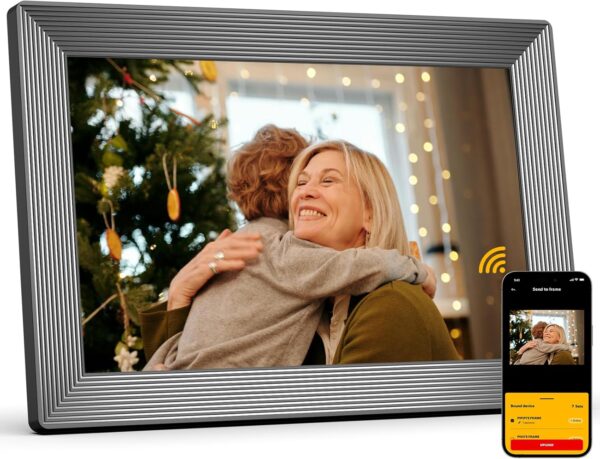 KODAK Marco de Fotos Digital WiFi 10.1 Pulgadas, Memoria Incorporada 32GB, Pantalla Táctil para HD 1280x800 IPS, Soporte Rotación Automática, Compartir Instantáneamente Fotos y Videos