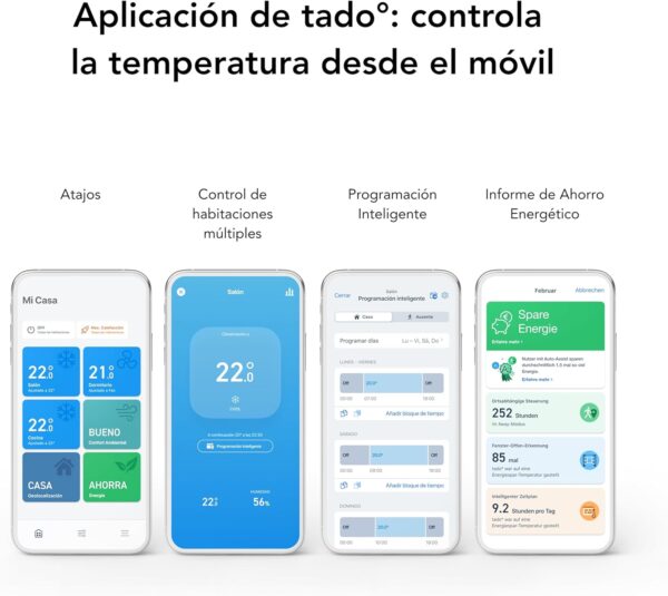 tado° Mando Aire Acondicionado Universal Inteligente con Base, Control digital app – ahorra energía – fácil instalación – compatible con dispositivos Alexa, Siri y Google Assistant - Image 4