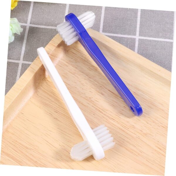 HAPINARY Limpieza 4 Uds Cepillo Para Postiza Cuidado De La Limpiadores Para Dentaduras Postizas Limpiador Para Dentaduras Postizas Limpiador De Postizos Cepillo De - Image 8