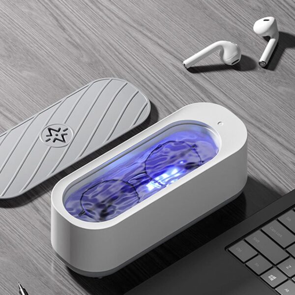 Limpiador ultrasónico portátil profesional limpiador de joyas ultrasónico para gafas anillos monedas relojes dentaduras - Image 5