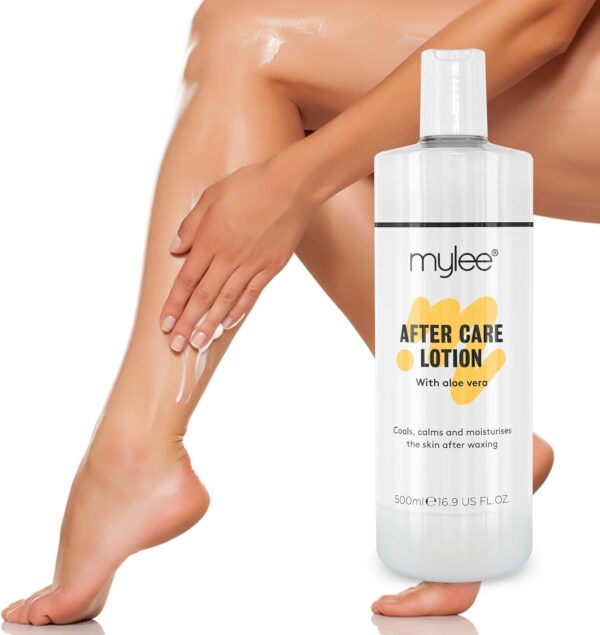 Mylee MYL008 - Crema Hidratante para Piel para Despues del Depilado, Relajante de Aloe Enriquecido, 500ml… - Image 2