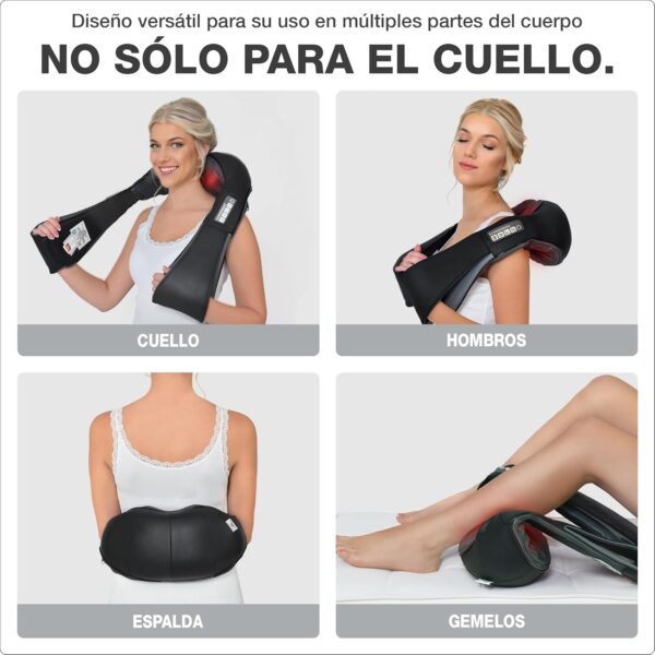 Donnerberg® Masajeador Cervical y Espalda Inalámbrico| Regalo Original |Masajeador de Cuello | 7 Años de Garantía ✓ |Calidad Alemana |Tratamiento cervical - Image 6