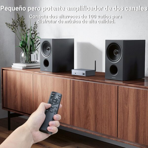 Inwa Amplificador Audio HiFi Bluetooth, 200W 2 Canales Amplificador Estéreo Mini Hi-Fi Receptor, con HDMI(ARC), Ópt, Coax, USB, RCA, para Altavoces Domésticos 100W x 2 con Control de Graves y Agudos - Image 5