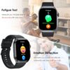 YYKY 2024 ECG Reloj Inteligente con 𝐆𝐥𝐮𝐜𝐞𝐦𝐢𝐚/Ácido Úrico/Lípidos, 2.04" AMOLED Smartwatch con BMI/Fatiga/Emociones, 24/7 Temperatura Corporal, Presión Arterial, Sueño para Android iOS - Image 8