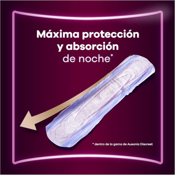 Ausonia Discreet Noche Ultra, 48 Compresas Incontinencia Mujer para Pérdidas de Orina, Extra Seguridad, Discreción Increíble - Image 5