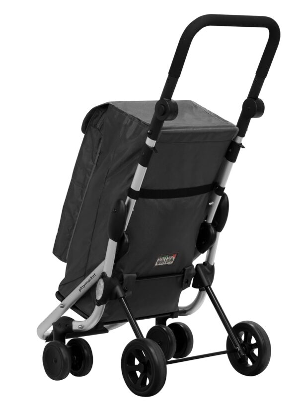 Playmarket Carro de la compra Go Up Basic, 110 cm, 39, 5 Litros, Gris Marengo - Image 4