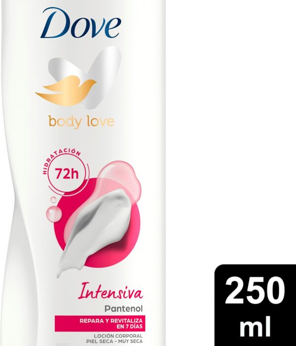 Dove Loción Corporal para pieles extra secas Intensiva que hidrata profundamente la piel, 12 x 250 ml - Image 2