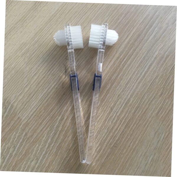 DOITOOL 3 Uds Herramienta De Limpieza Limpiador De Dentaduras Herramientas De Mano Cepillo De De Doble Cara Limpiador De Dentaduras Herramienta Cepillo De Limpieza De Dentaduras - Image 2