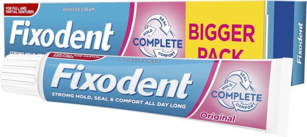 Fixodent Adhesivo completo para prótesis dentales, 70 g - Image 2