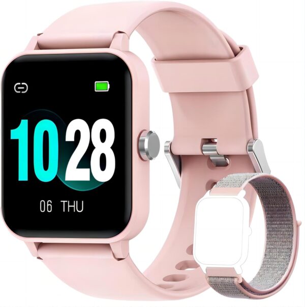 Blackview Smartwatch, Reloj Inteligente Mujer - Oxímetro de Pulso (SpO2) Sueño | Esfera de Reloj de DIY | Caloría Podómetro | 1,83" Pulsera Actividad para Android iOS (Versión Mejorada) - Image 4