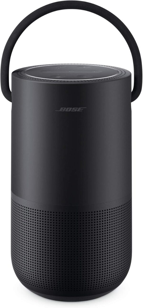 Bose Altavoz Inteligente portátil: con Control de Voz Alexa Integrado, Color Negro