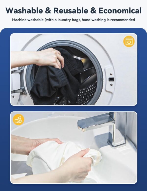 Calzoncillo de incontinencia para adultos Carer, pantalones cortos lavables para adultos, construido en una almohadilla absorbente (3 PCS, Small) - Image 7