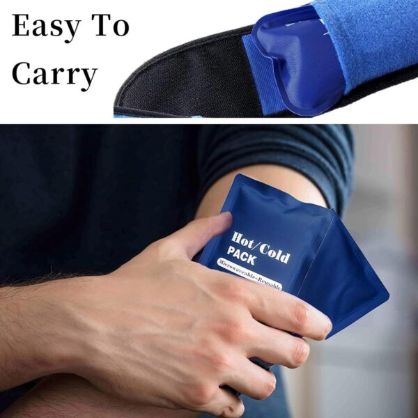 KOAHDE Paquete de Hielo de Gel,Paquete de Frío y Caliente Compresión Reutilizable,Gel Frio Para Lesiones,Bolsa de Gel para Frío y Calor Compresión,Bolsa de Gel Frio o Calor,2 Bolsas de Hielo - Image 7