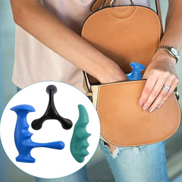3 Piezas Masajeador para El Pulgar, Masajeador de Pulgar Verde, Masajeador de Pulgar de Mano, Herramienta de Masaje de Tejido Profundo Herramienta para Masaje Espalda Cuello Hombros Manos Pies - Image 7