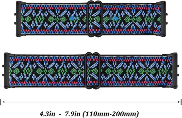 Woedpez Pulseras inteligentes para reloj, correas de correa, parte de reparación para GXY Fit 3 relojes inteligentes de repuesto, correa de reloj deportivo - Image 9