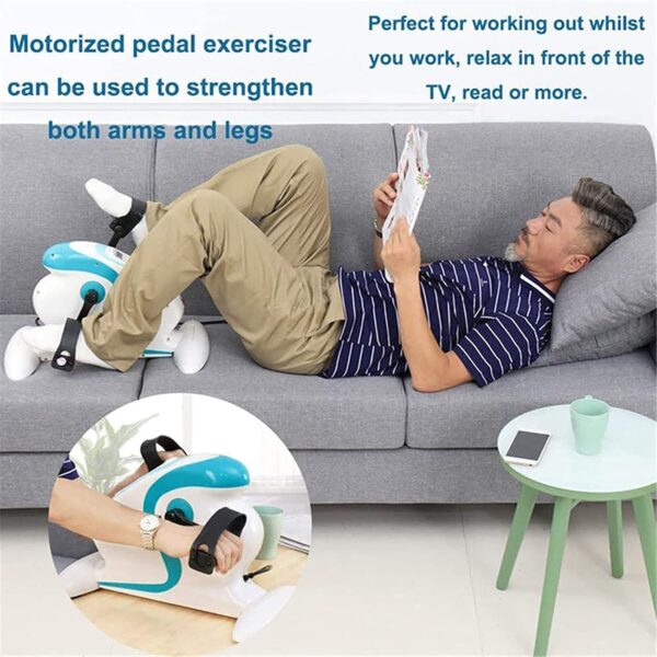Ejercitador De Pedal Eléctrico, Ejercitador De Pedal Eléctrico Para Ancianos Mini Bicicleta Ejercicio Ejercitador Pedal Eléctrico Ejercitador De Pedal Eléctrico Para Personas Mayores, Discapacitados - Image 4
