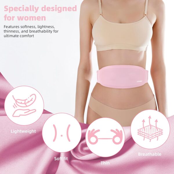 FUCEORUY Manta Electrica Lumbar Portátiles, Almohadilla Térmica Menstrual Recargable 5000 Mah con 3 Niveles de Temperatura 3 Modos de Masaje, Regalos para Niñas y Mujeres - Image 7