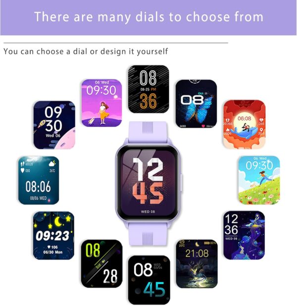 SUPBRO Reloj Inteligente Mujer Pulsera de Fitness Inteligente Monitor de Ritmo cardíaco IP68 a Prueba de Agua * 24 Modos Deportivos 1.69" Pantalla AMOLED - Image 4