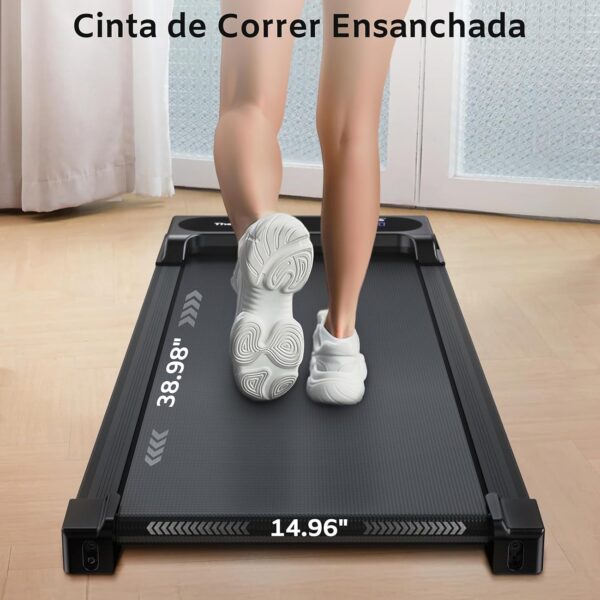 TheNeat 2 en 1 Cinta de Correr, 2,5HP Cinta de Andar Ultra Silenciosa, 1-6km/h Walking Pad Treadmill, Cinta Caminar con Control Remoto y Pantalla LED, Caminadora Electrica para Casa/Oficina - Image 7