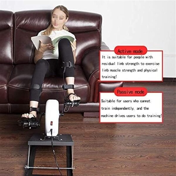WPJQJWD Ejercitador Pedal Motorizado Piernas Y Brazos, Ejercitador De Pedal Eléctrico para Ancianos Mini Máquina Entrenador De Ciclismo para Equipo Entrenamiento De Piernas Y Brazos - Image 3