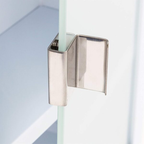 Relaxdays Armario Botiquín XXL, Mueble Primeros Auxilios, 57 x 27 x 12 cm, 4 Baldas, Puerta Magnética con Llave, Blanco - Image 7