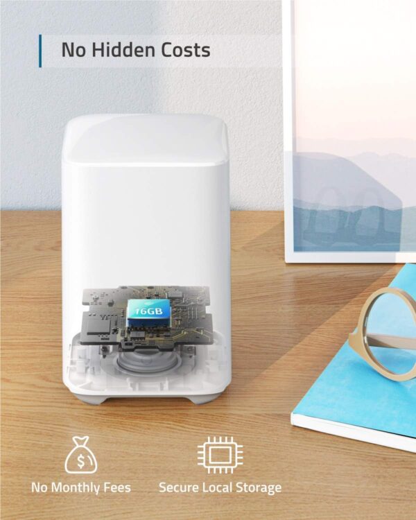 eufy security eufyCam 2C, Camara vigilancia WiFi Exterior, Camara de vigilancia Exterior, Requiere el Sistema HomeBase 2,180 días de duración de la batería, HD 1080p, nessun Costo mensile - Image 5