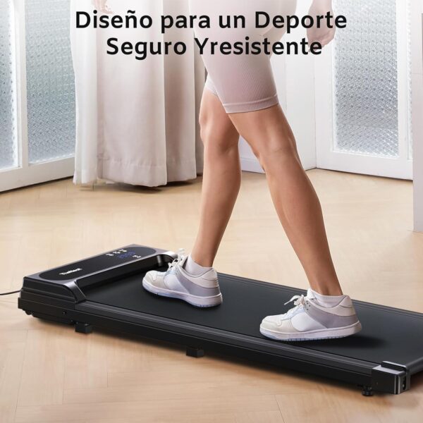 TheNeat 2 en 1 Cinta de Correr, 2,5HP Cinta de Andar Ultra Silenciosa, 1-6km/h Walking Pad Treadmill, Cinta Caminar con Control Remoto y Pantalla LED, Caminadora Electrica para Casa/Oficina - Image 5