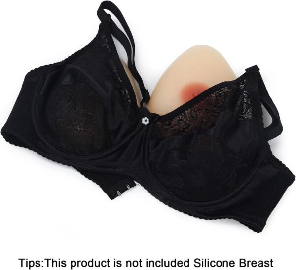 Kitchnexus Sujetador de mastectomía para Pechos postizos de Silicona - Image 3