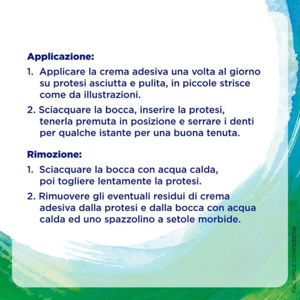 Polident Adhesivo de larga duración, para prótesis dental, hasta 12 horas de duración diaria, sabor menta delicada, 40 g - Image 2