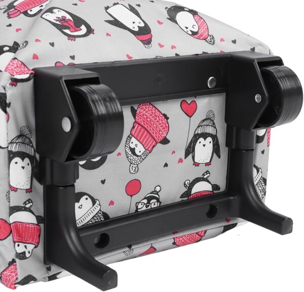 Organizador plegable para carrito de la compra, bolsa plegable reutilizable, carrito de compras plegable, carrito de compras para ancianos, bolsa de compras con ruedas para ir de compras al aire libre - Image 8